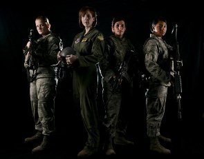 The Defense Department lifted the ban on women in combat Jan. 23, 2013. The decision will open more than 230,000 jobs across all branches of the military. (U.S. Air Force illustration by Senior Airman Micaiah Anthony)